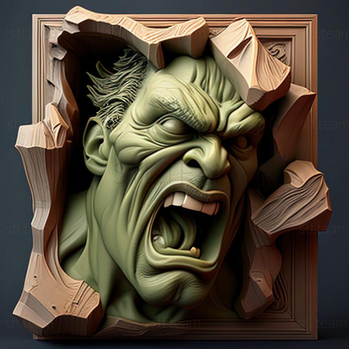 3D model Hulk (STL)